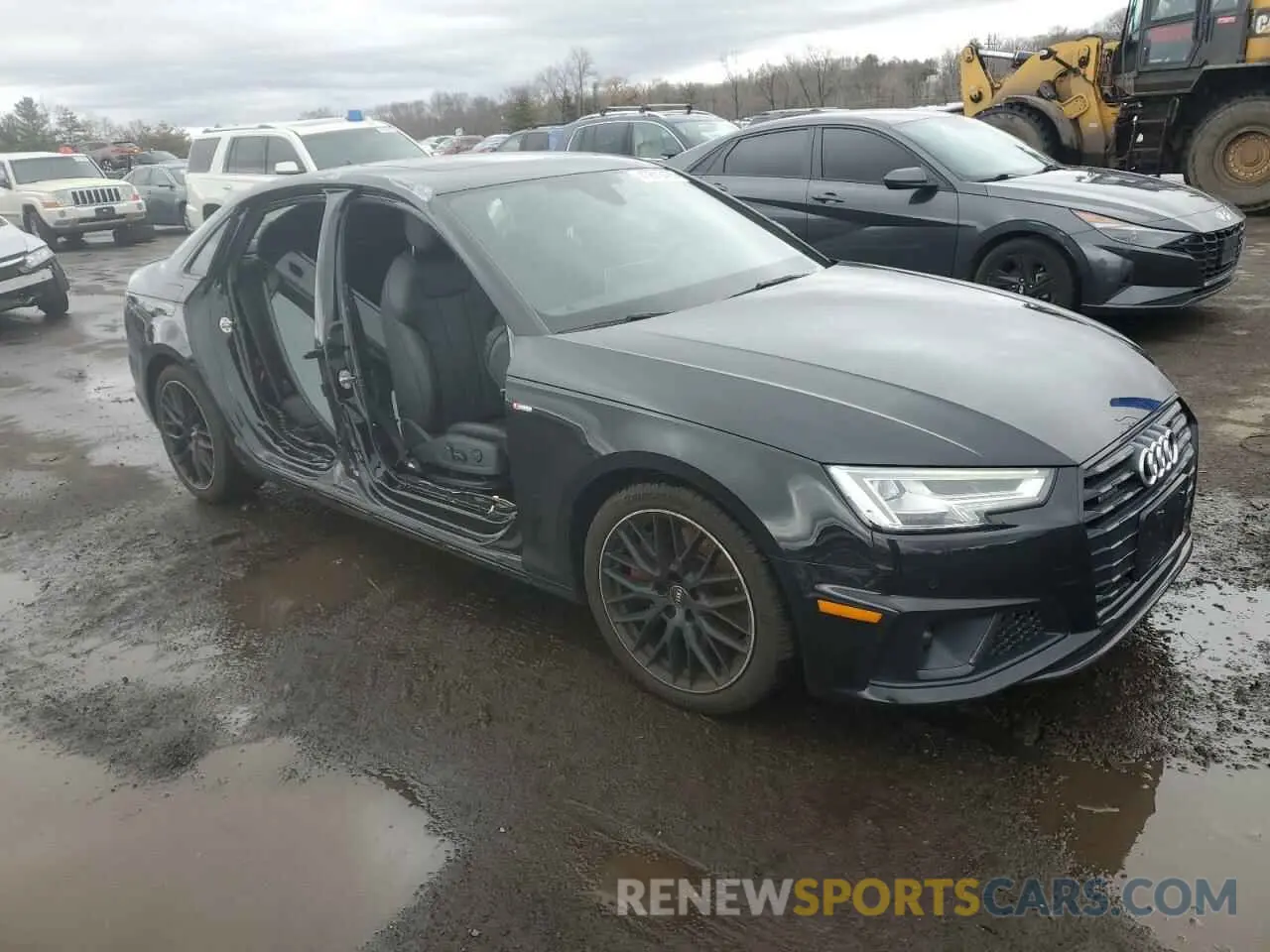 4 Photograph of a damaged car WAUENAF42KA032482 AUDI A4 2019