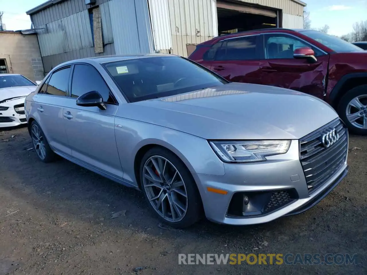 4 Фотография поврежденного автомобиля WAUENAF42KA044955 AUDI A4 2019