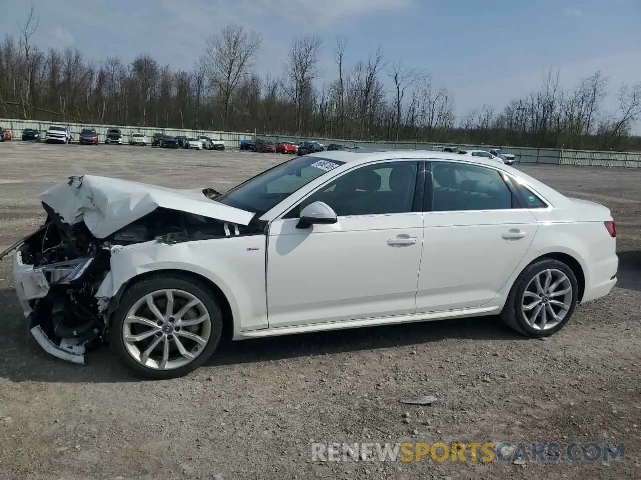 1 Фотография поврежденного автомобиля WAUENAF42KN012127 AUDI A4 2019