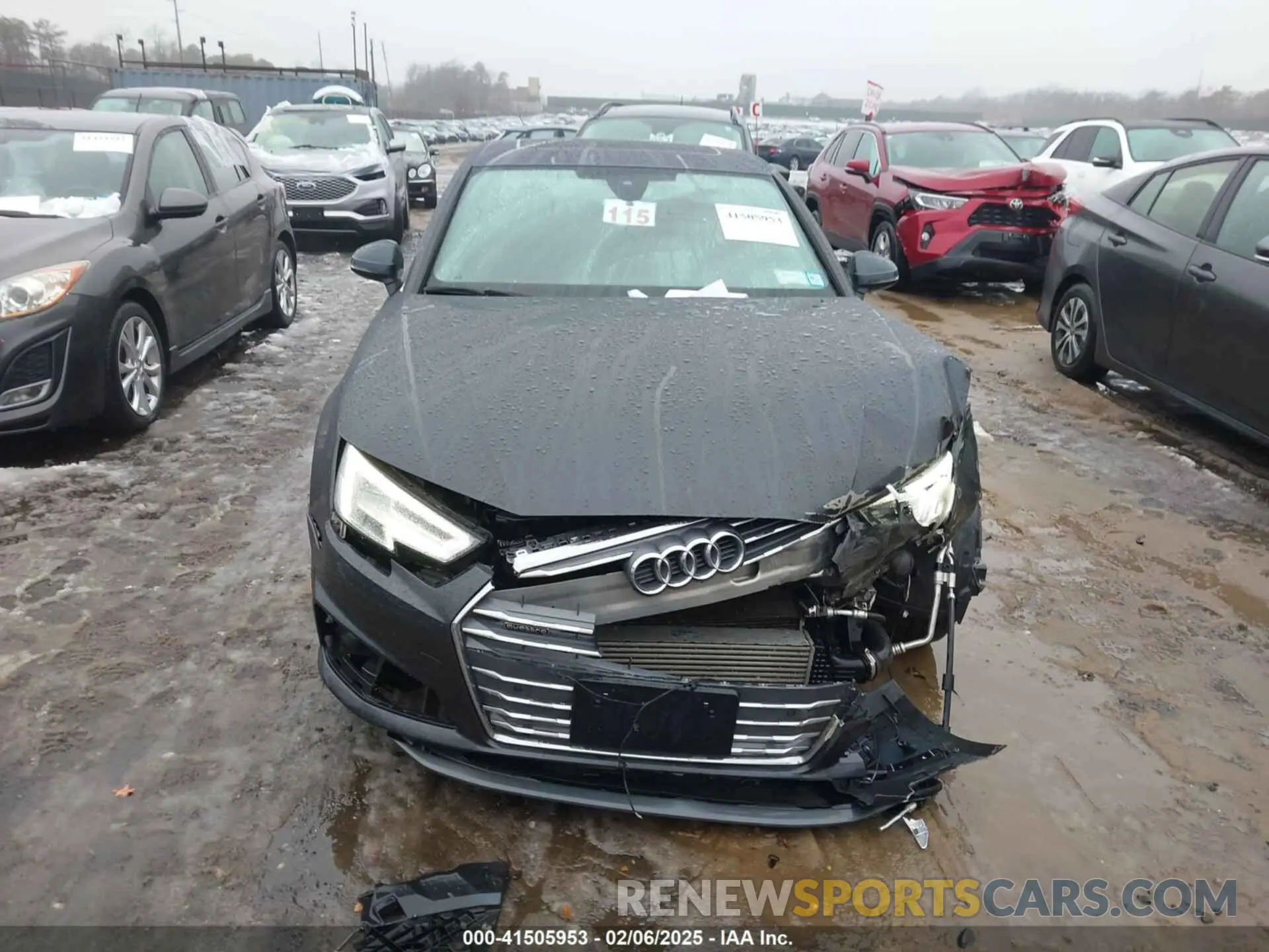 12 Photograph of a damaged car WAUENAF42KN012581 AUDI A4 2019