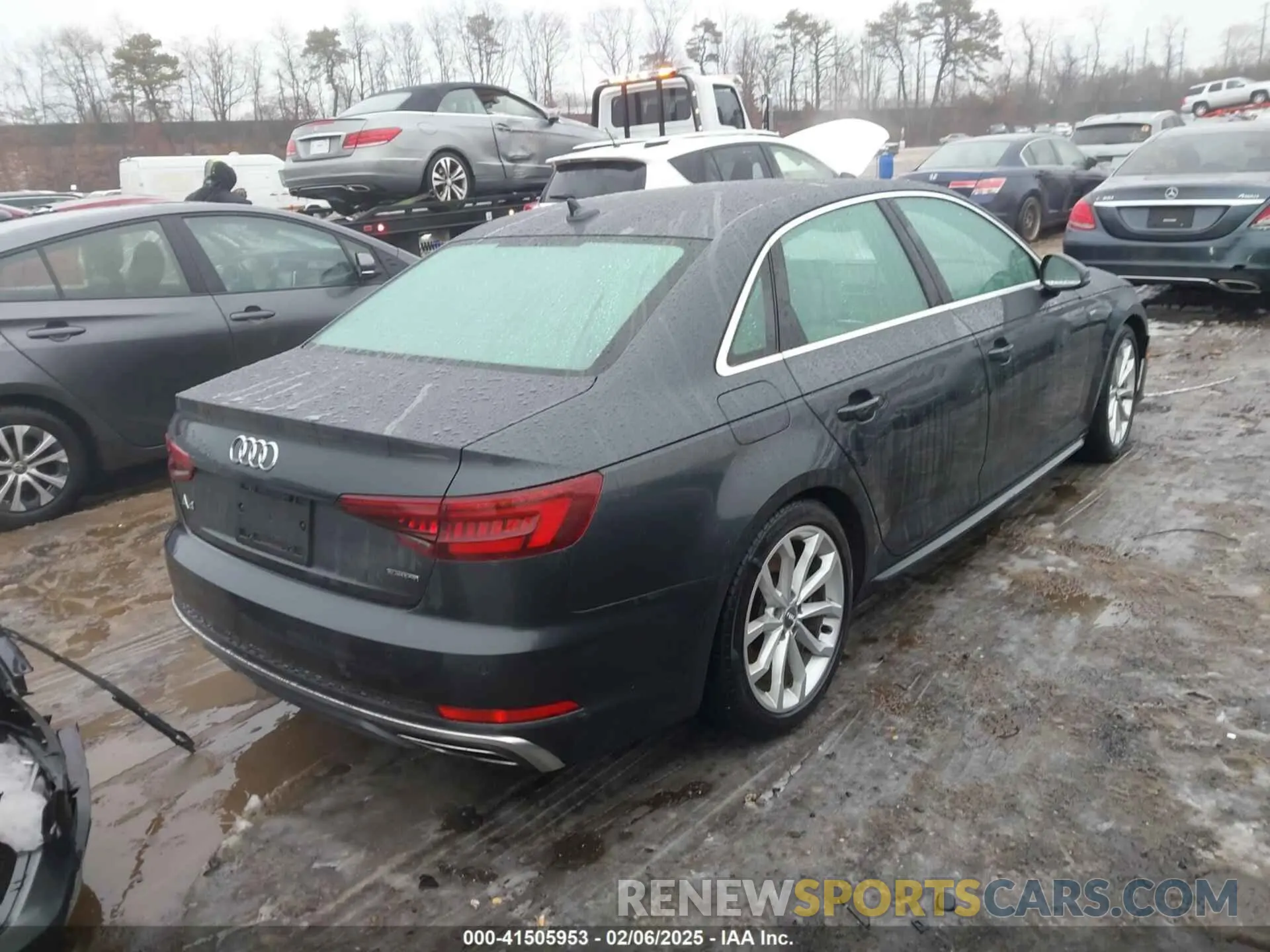 4 Photograph of a damaged car WAUENAF42KN012581 AUDI A4 2019
