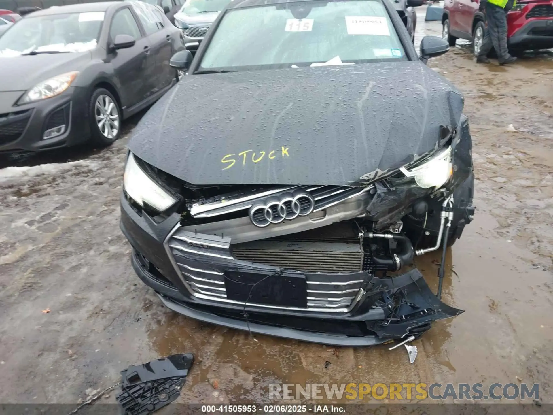 6 Photograph of a damaged car WAUENAF42KN012581 AUDI A4 2019