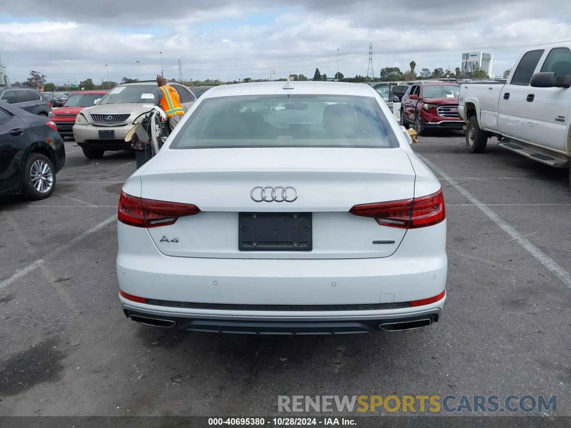 16 Photograph of a damaged car WAUENAF42KN013293 AUDI A4 2019