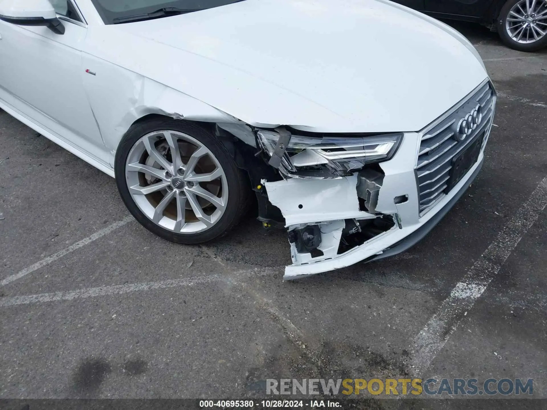 6 Photograph of a damaged car WAUENAF42KN013293 AUDI A4 2019