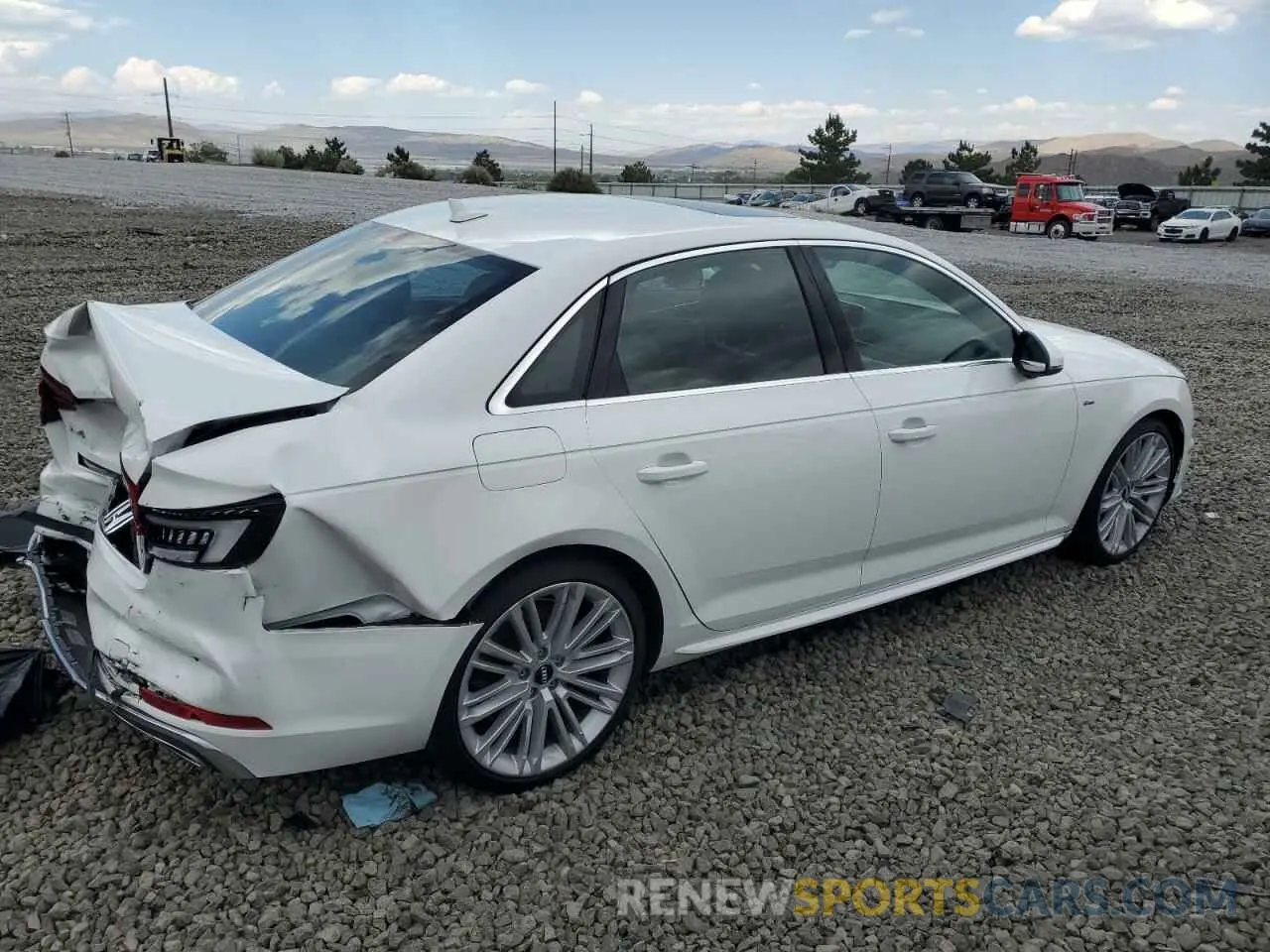3 Photograph of a damaged car WAUENAF42KN016971 AUDI A4 2019