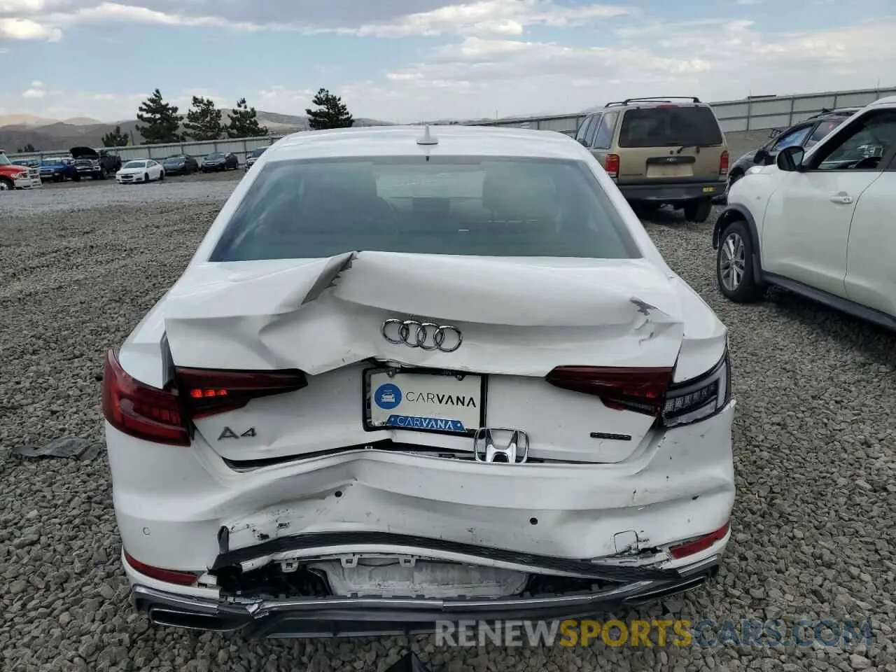 6 Photograph of a damaged car WAUENAF42KN016971 AUDI A4 2019