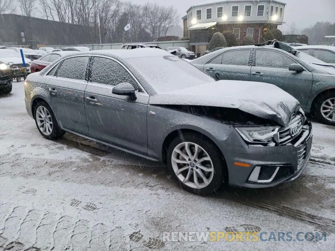 4 Photograph of a damaged car WAUENAF42KN018915 AUDI A4 2019