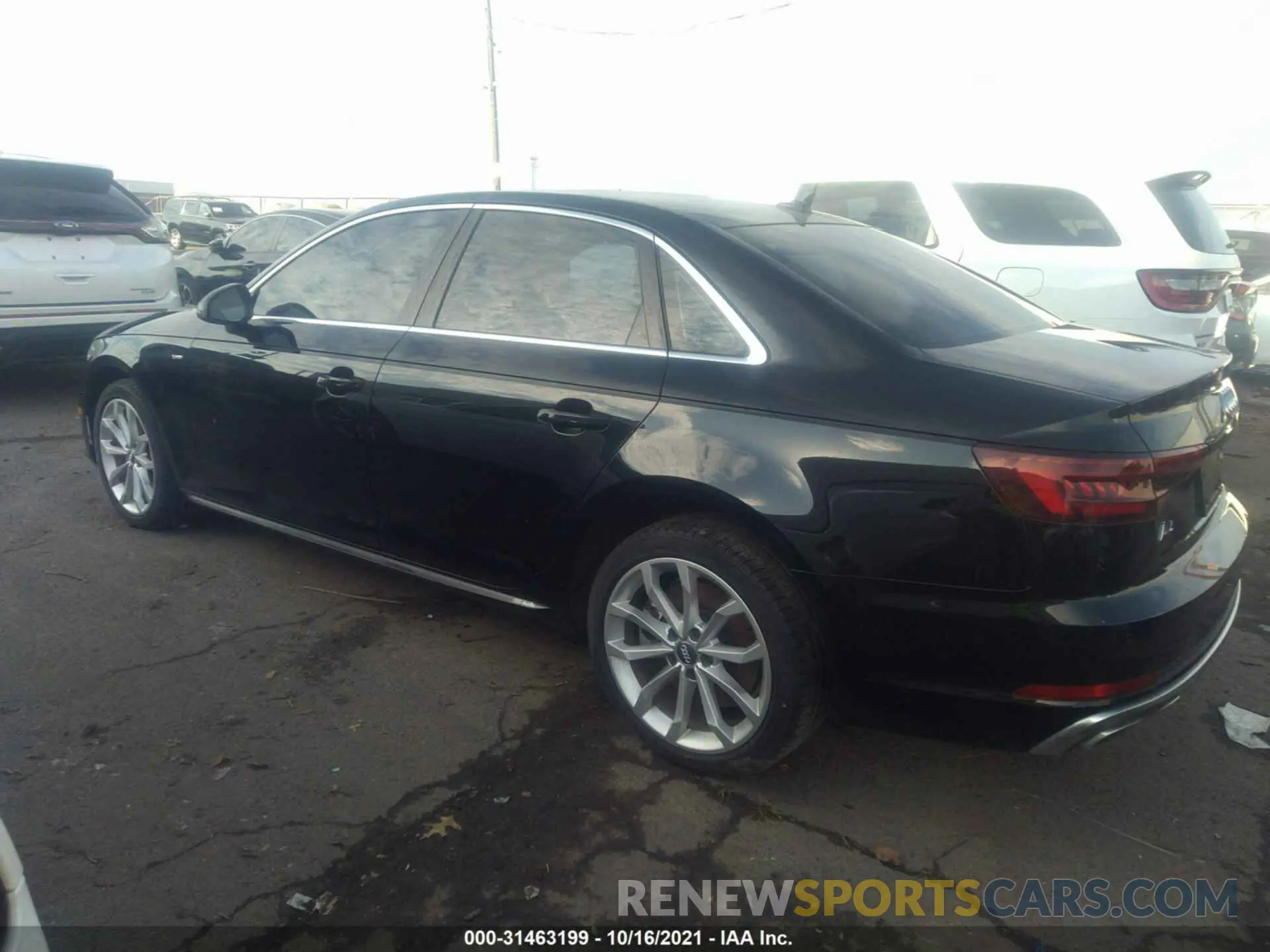 3 Photograph of a damaged car WAUENAF43KN001167 AUDI A4 2019