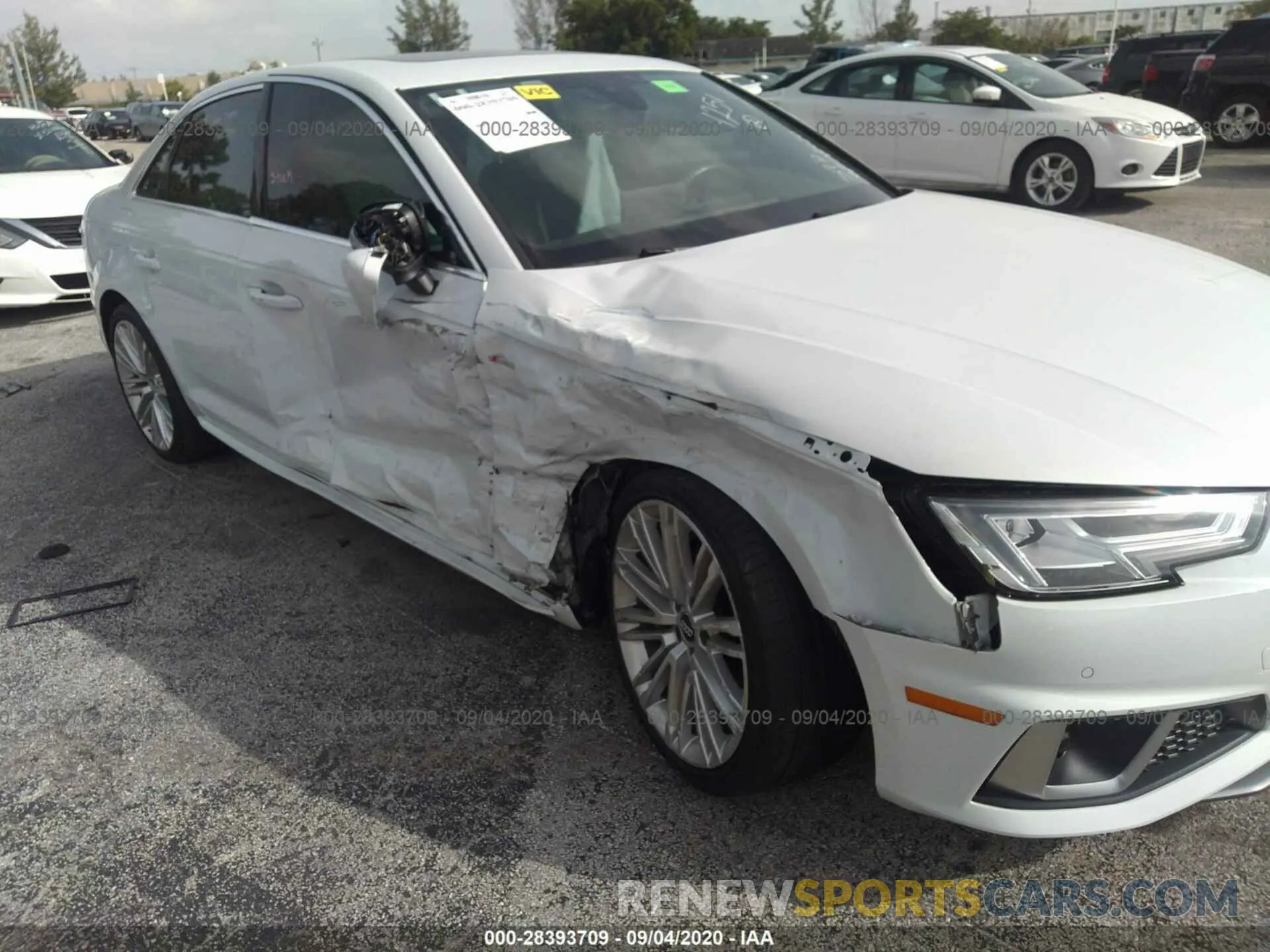 6 Photograph of a damaged car WAUENAF43KN001251 AUDI A4 2019