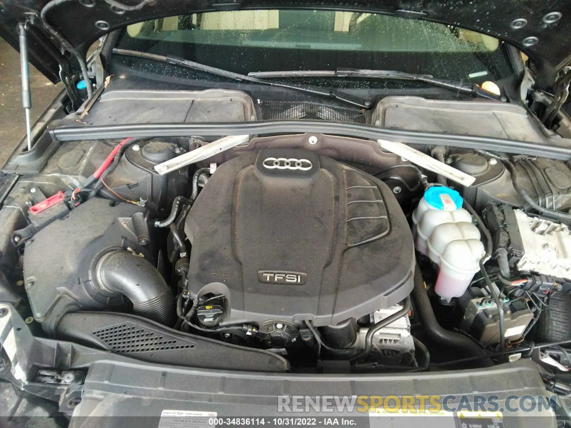 10 Photograph of a damaged car WAUENAF43KN008295 AUDI A4 2019