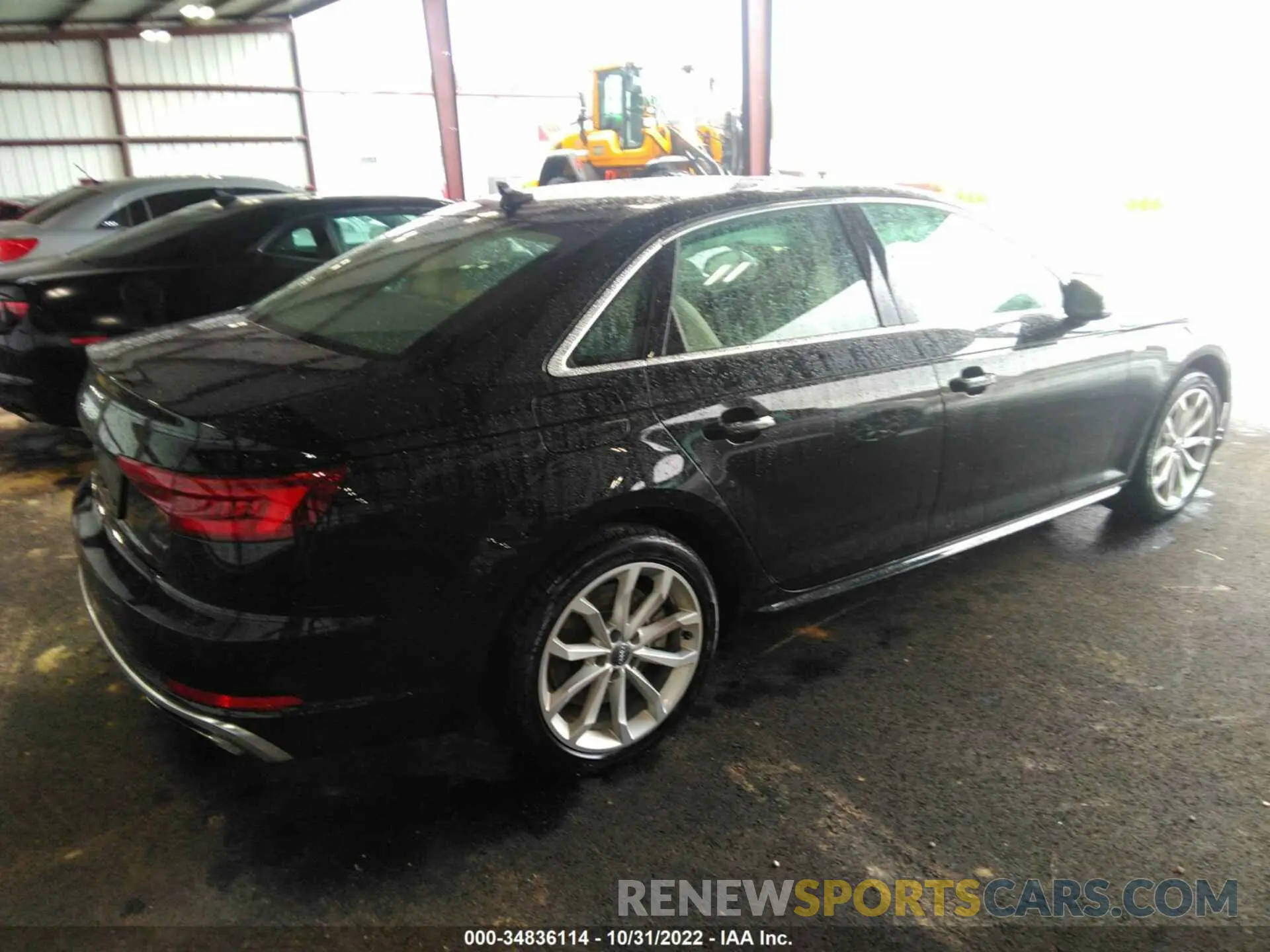 4 Photograph of a damaged car WAUENAF43KN008295 AUDI A4 2019
