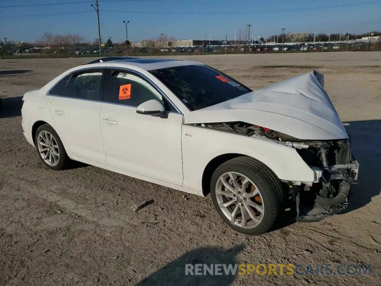 4 Фотография поврежденного автомобиля WAUENAF44KN001176 AUDI A4 2019