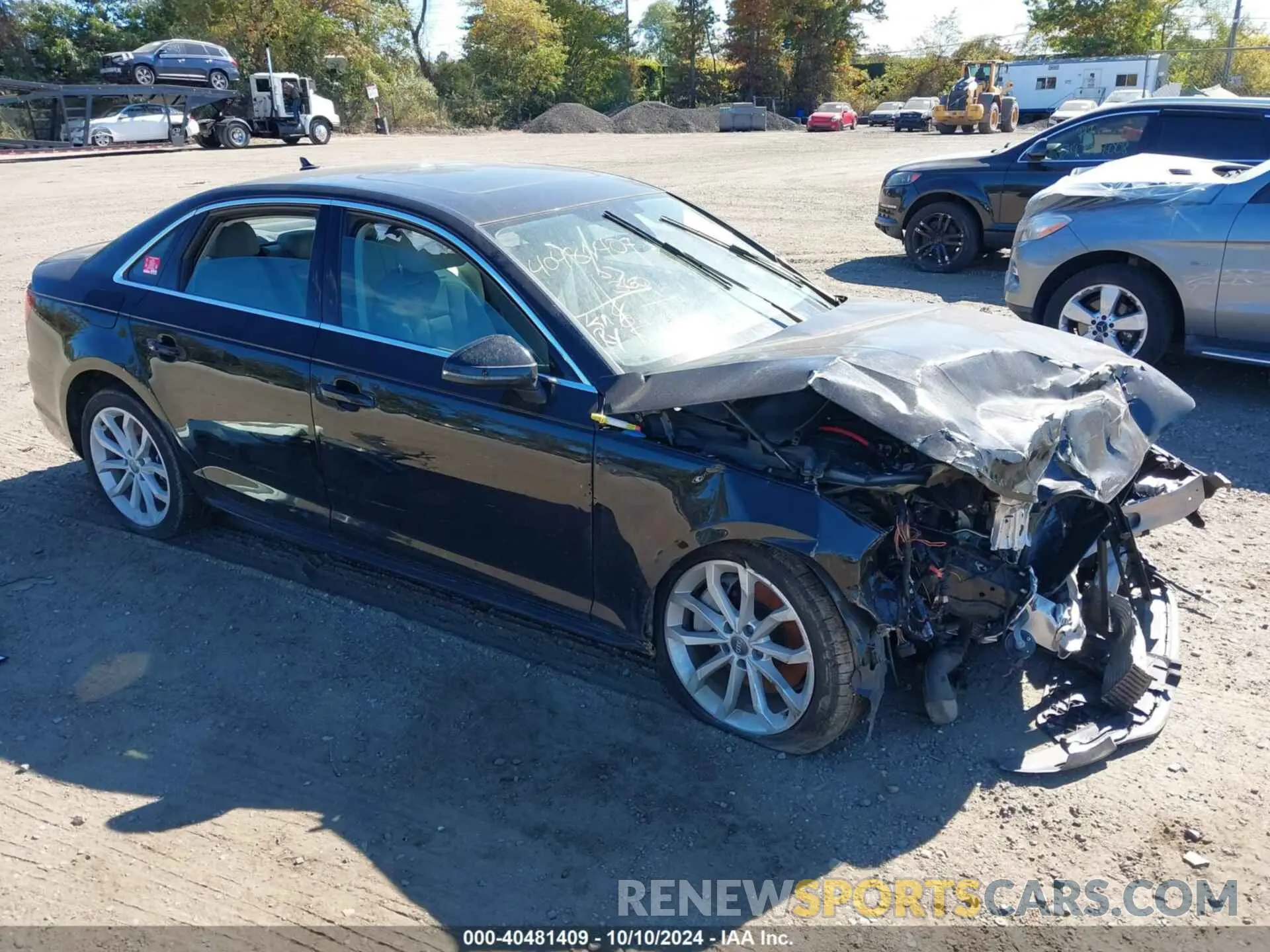1 Фотография поврежденного автомобиля WAUENAF44KN016048 AUDI A4 2019