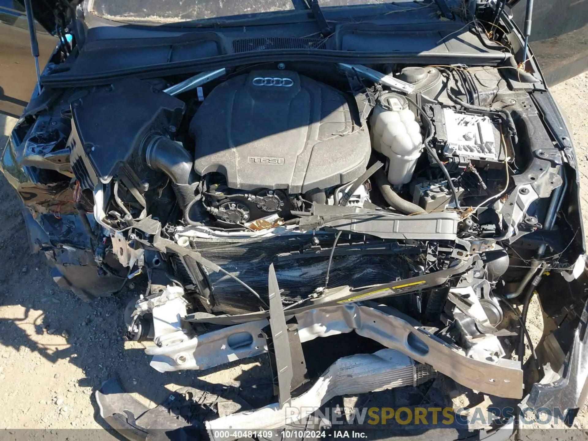 10 Фотография поврежденного автомобиля WAUENAF44KN016048 AUDI A4 2019