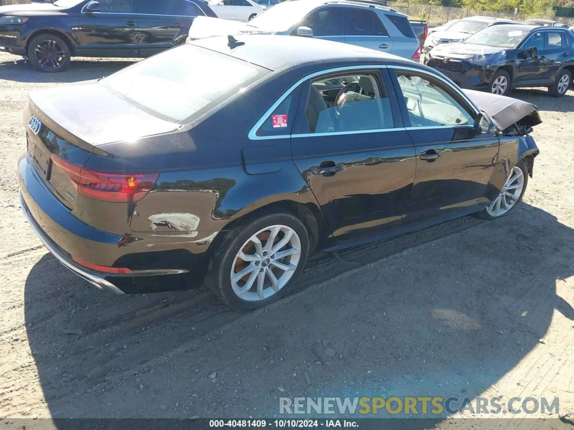4 Фотография поврежденного автомобиля WAUENAF44KN016048 AUDI A4 2019