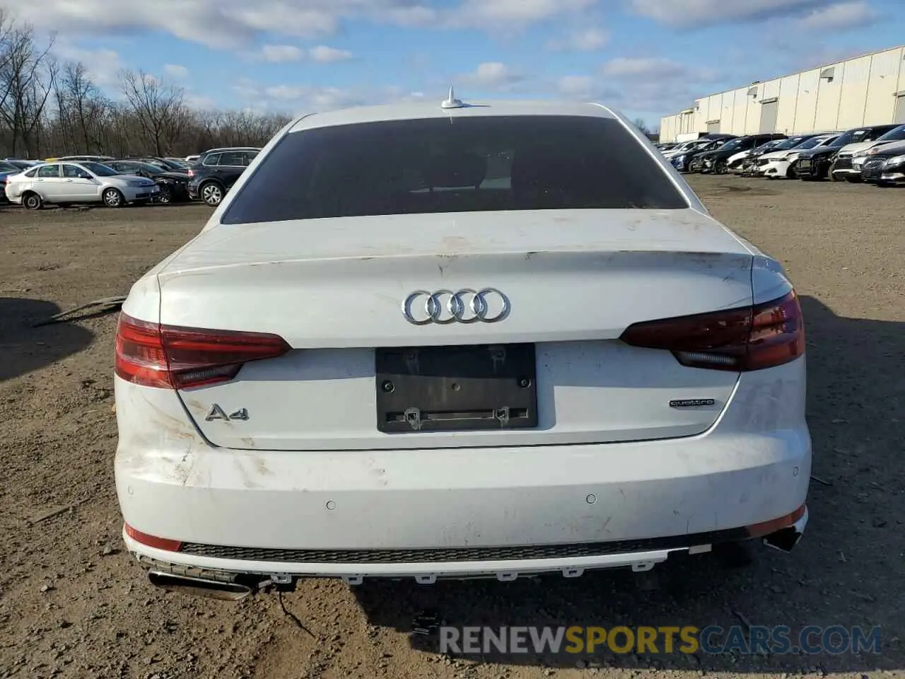6 Photograph of a damaged car WAUENAF45KA027051 AUDI A4 2019