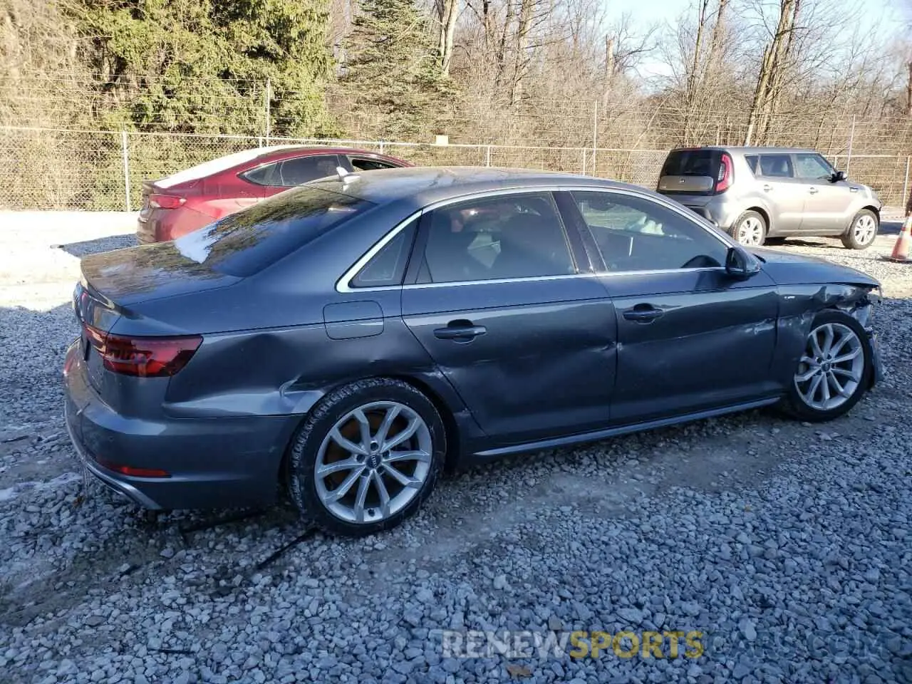 3 Фотография поврежденного автомобиля WAUENAF45KA032105 AUDI A4 2019