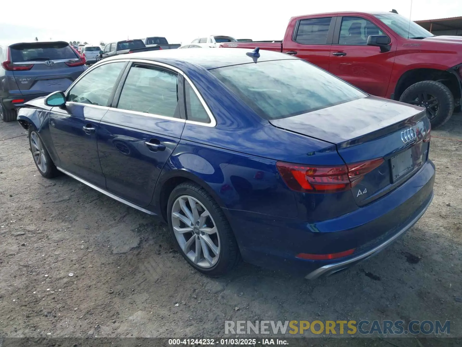 3 Фотография поврежденного автомобиля WAUENAF45KN002515 AUDI A4 2019