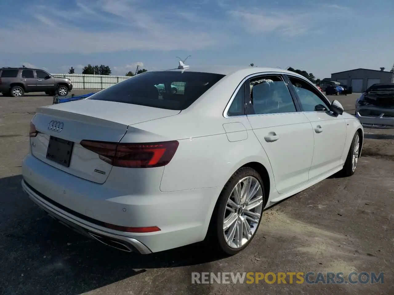 4 Photograph of a damaged car WAUENAF45KN011604 AUDI A4 2019