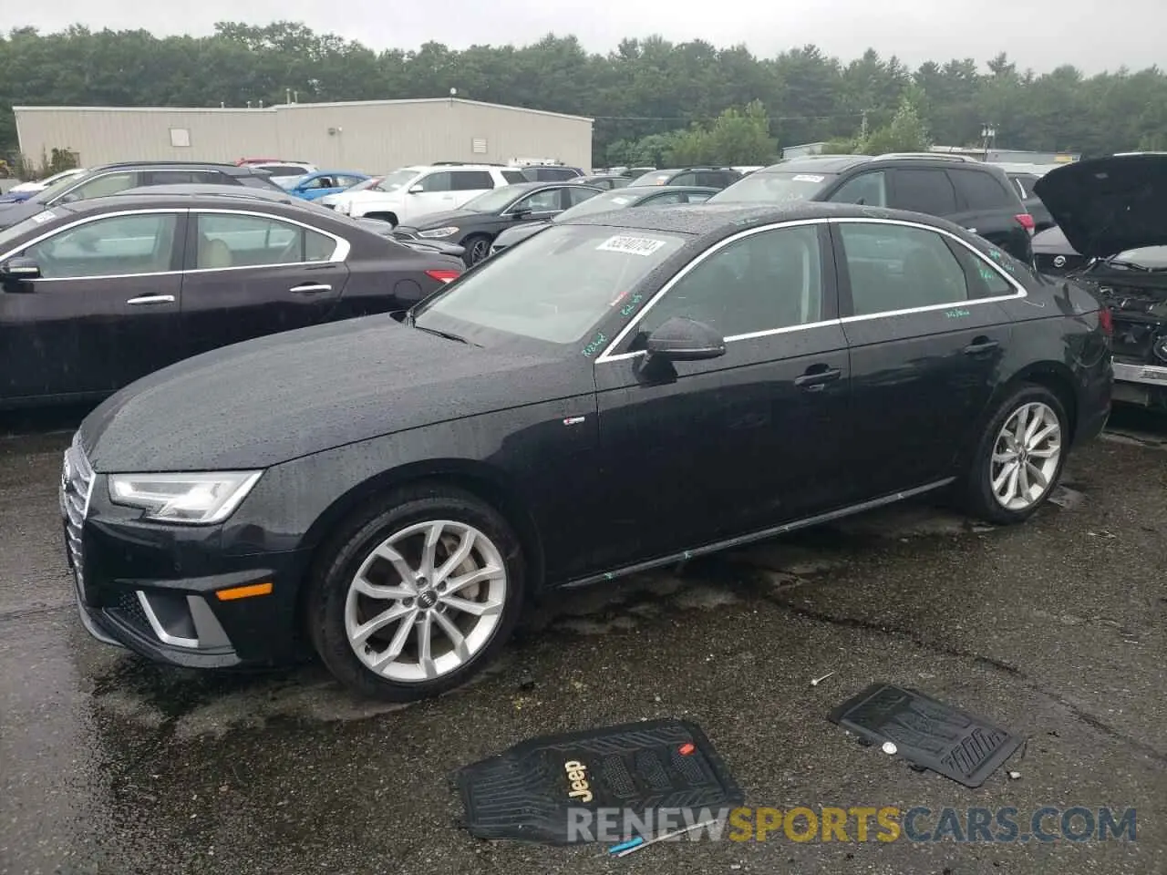 1 Photograph of a damaged car WAUENAF45KN018892 AUDI A4 2019