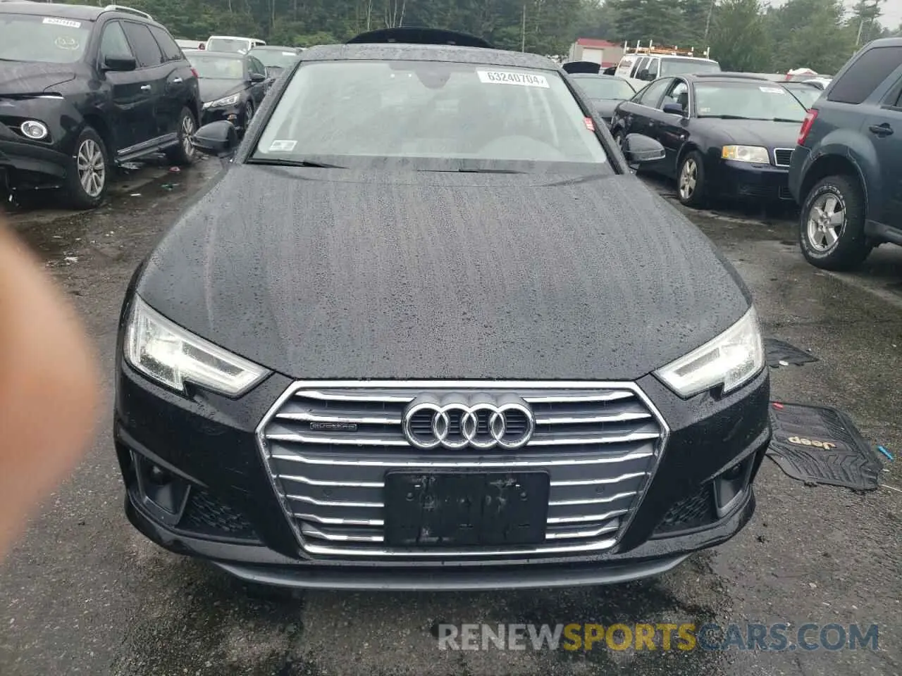 5 Photograph of a damaged car WAUENAF45KN018892 AUDI A4 2019