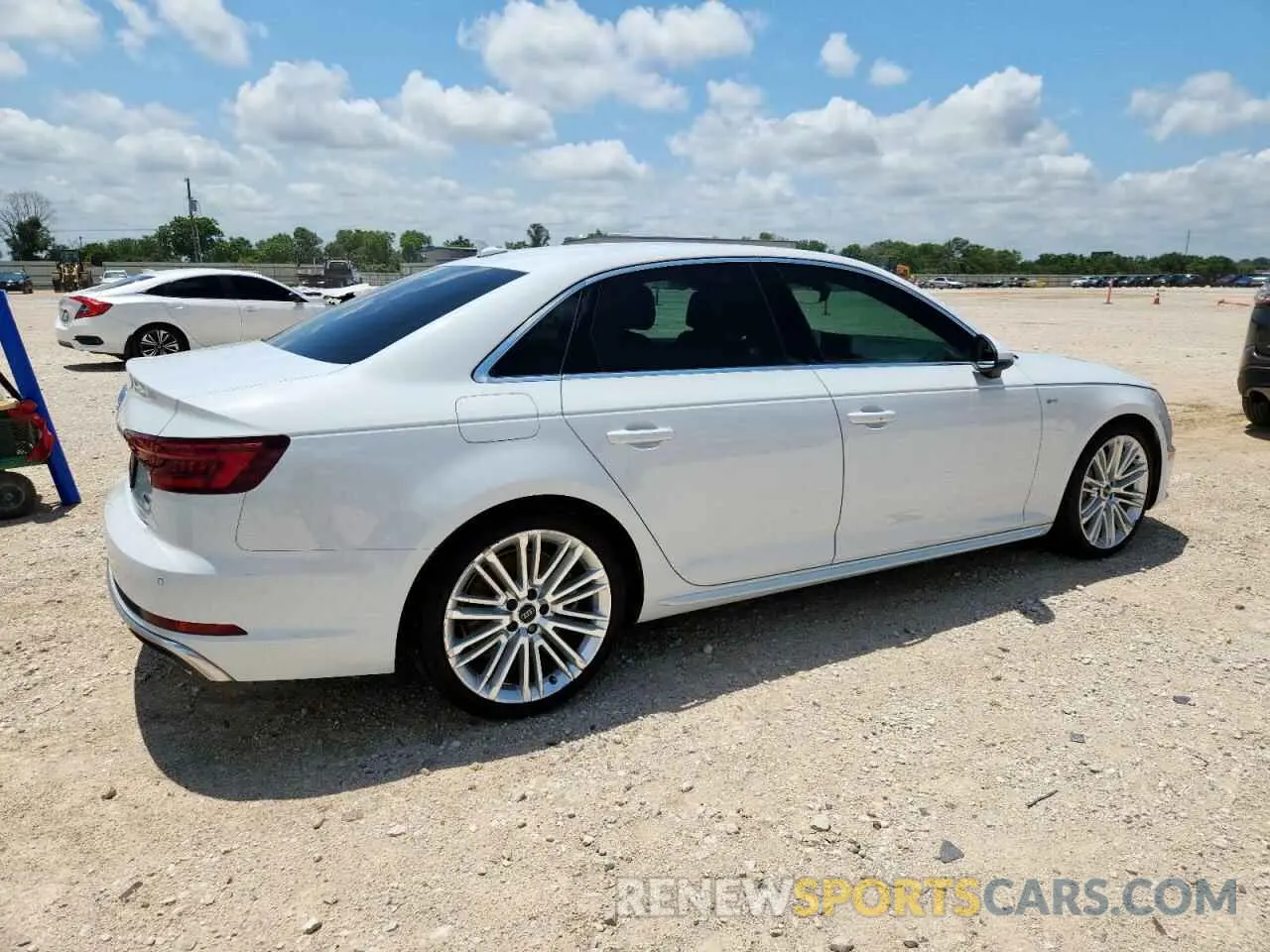 3 Photograph of a damaged car WAUENAF46KA009867 AUDI A4 2019