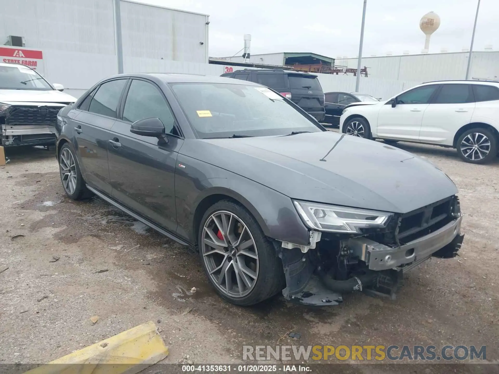 1 Photograph of a damaged car WAUENAF46KA075819 AUDI A4 2019