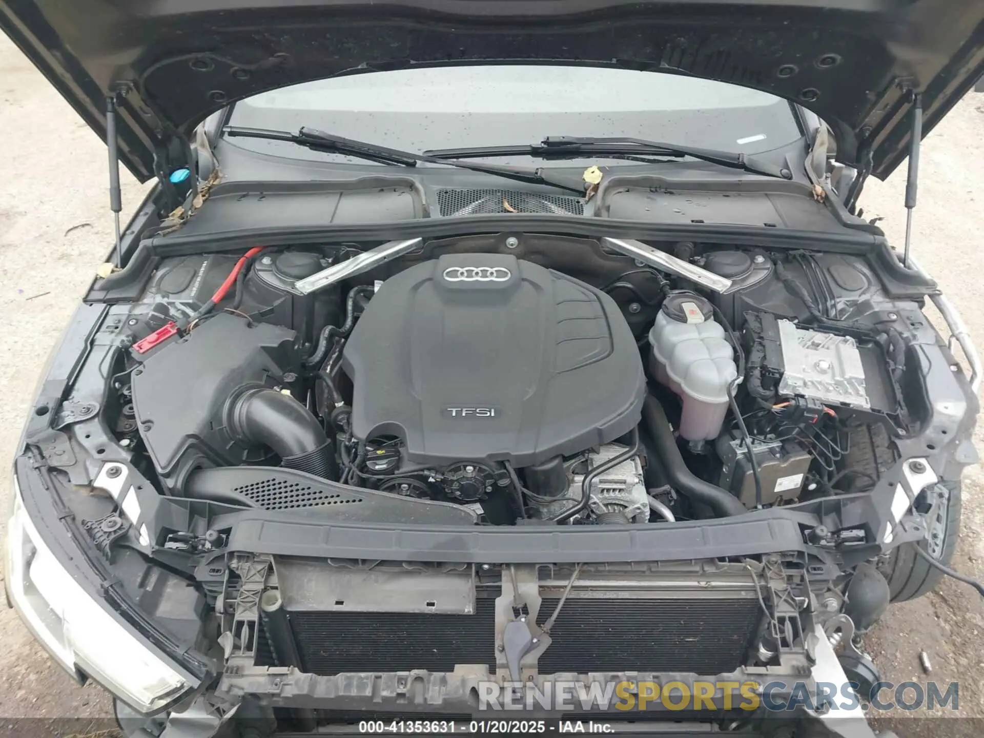10 Photograph of a damaged car WAUENAF46KA075819 AUDI A4 2019