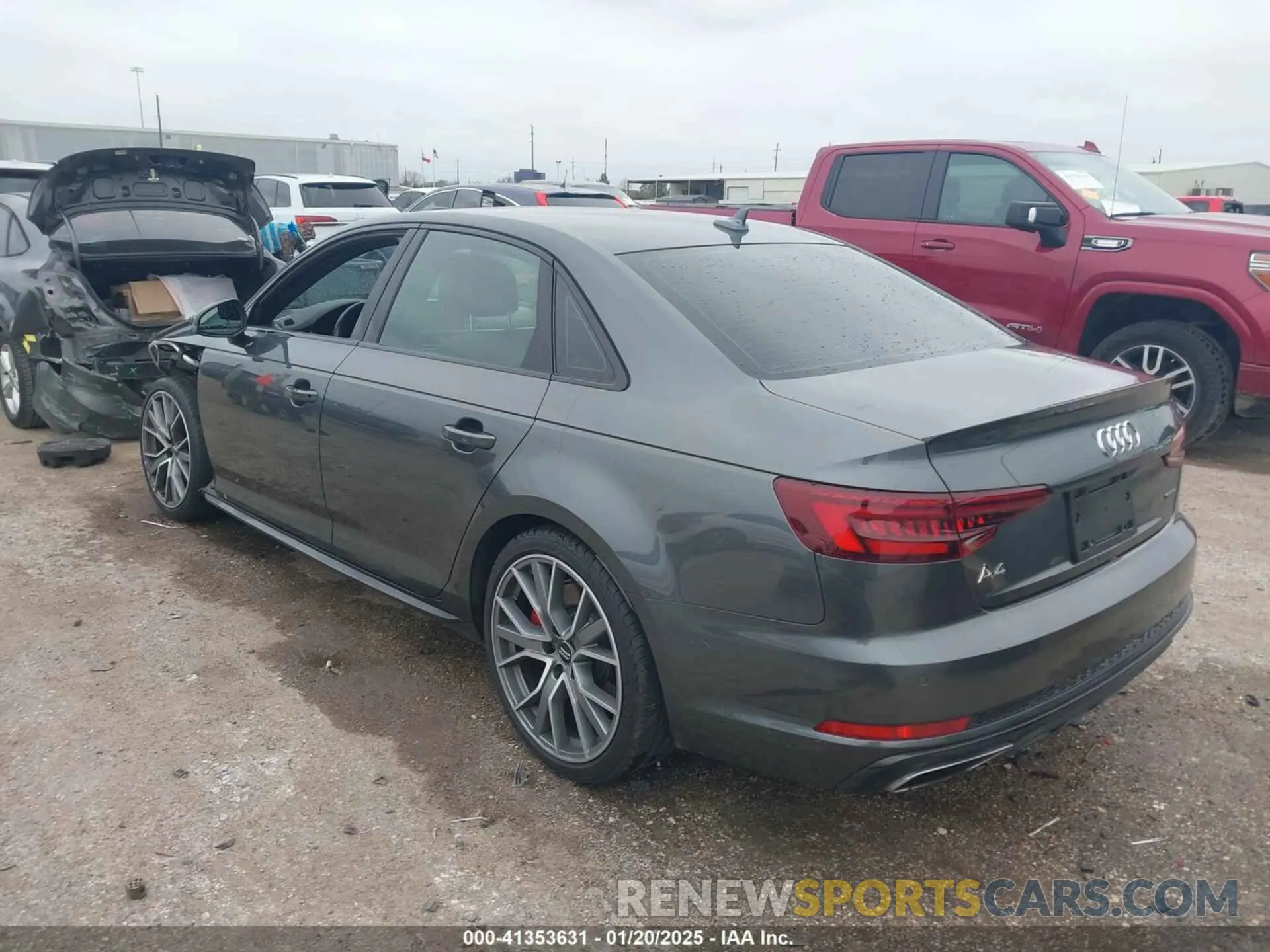 3 Photograph of a damaged car WAUENAF46KA075819 AUDI A4 2019