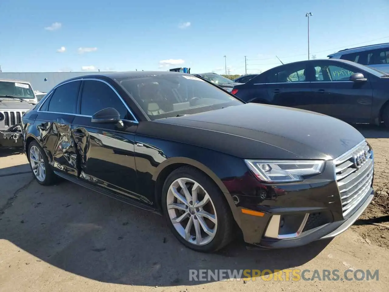 4 Photograph of a damaged car WAUENAF46KN014558 AUDI A4 2019