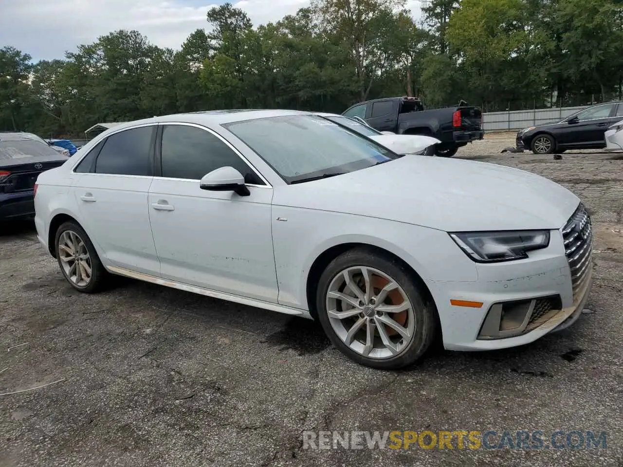 4 Photograph of a damaged car WAUENAF46KN020988 AUDI A4 2019