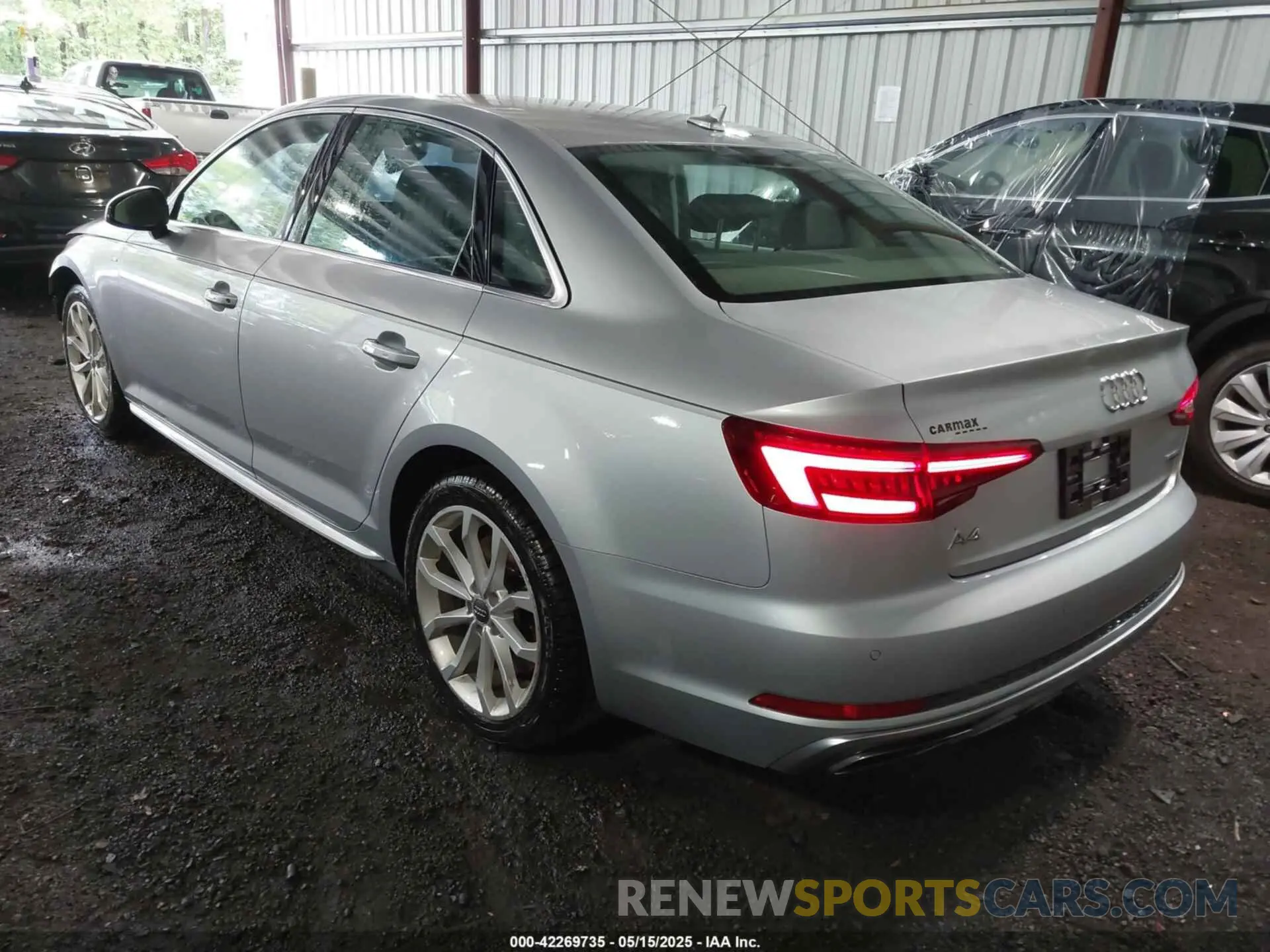 3 Photograph of a damaged car WAUENAF47KA016195 AUDI A4 2019