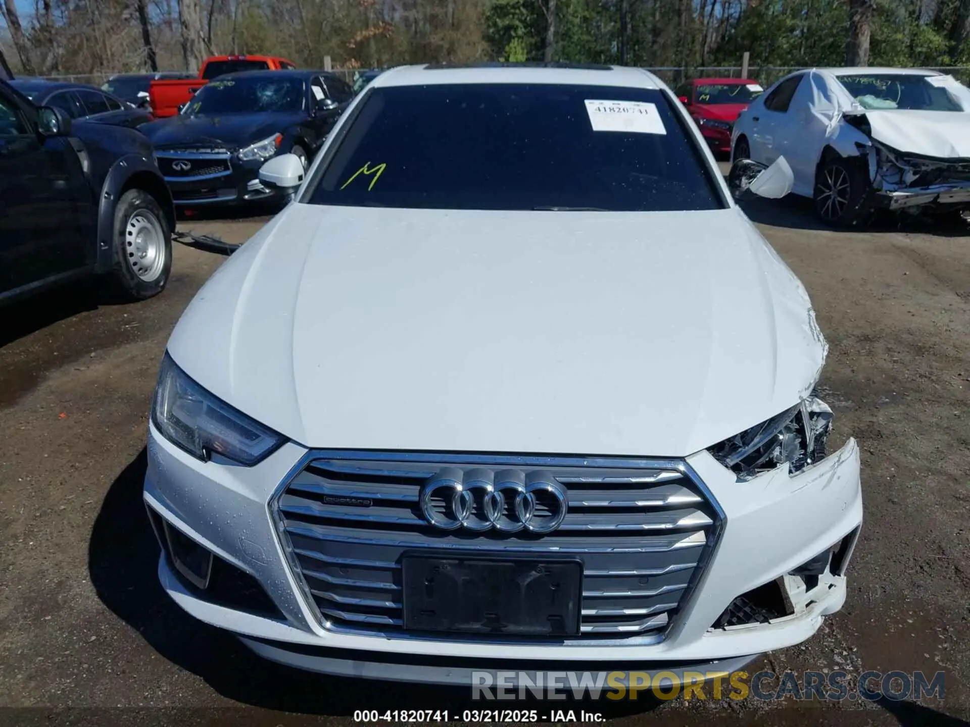12 Фотография поврежденного автомобиля WAUENAF48KA020546 AUDI A4 2019