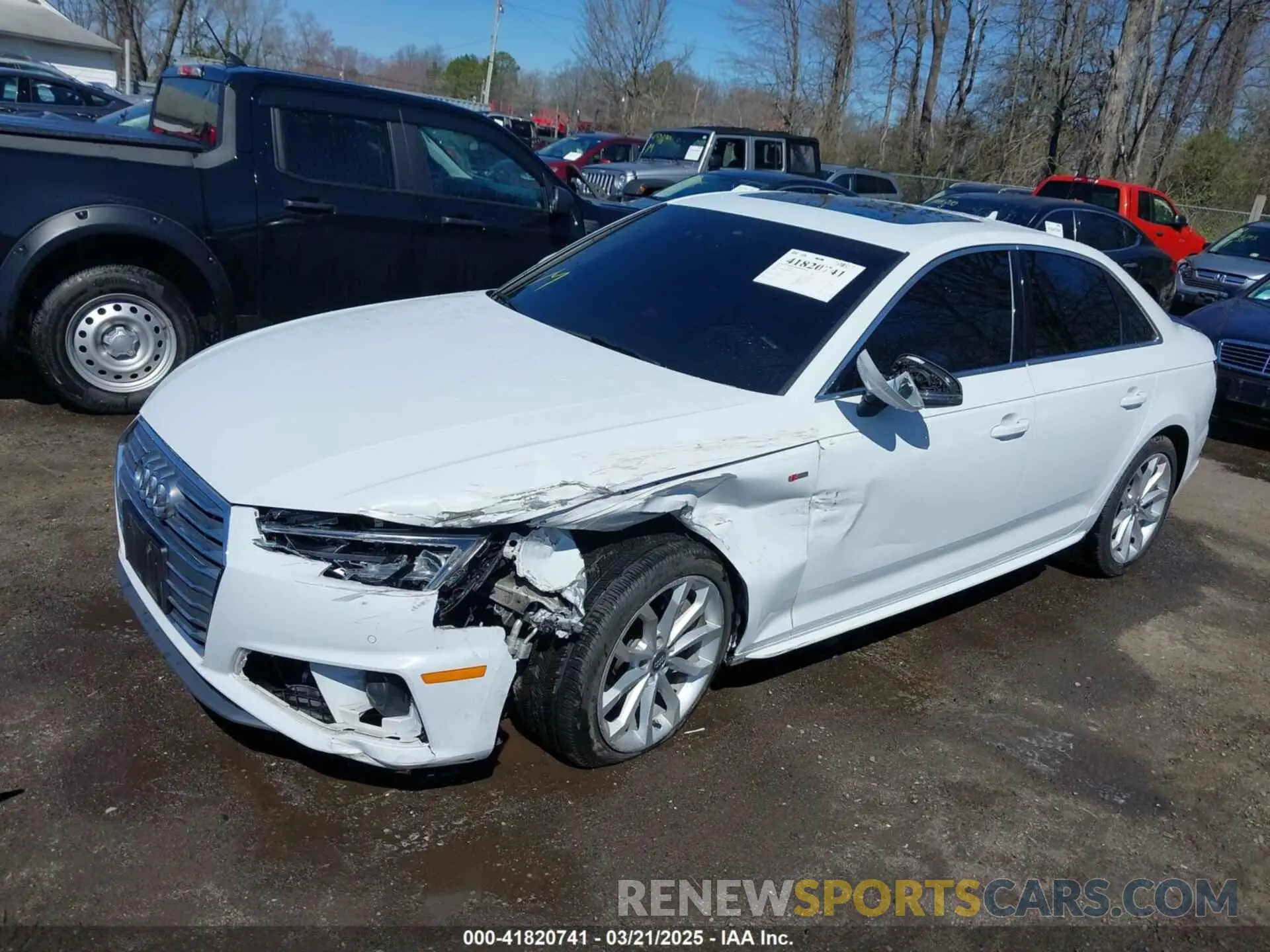 2 Фотография поврежденного автомобиля WAUENAF48KA020546 AUDI A4 2019