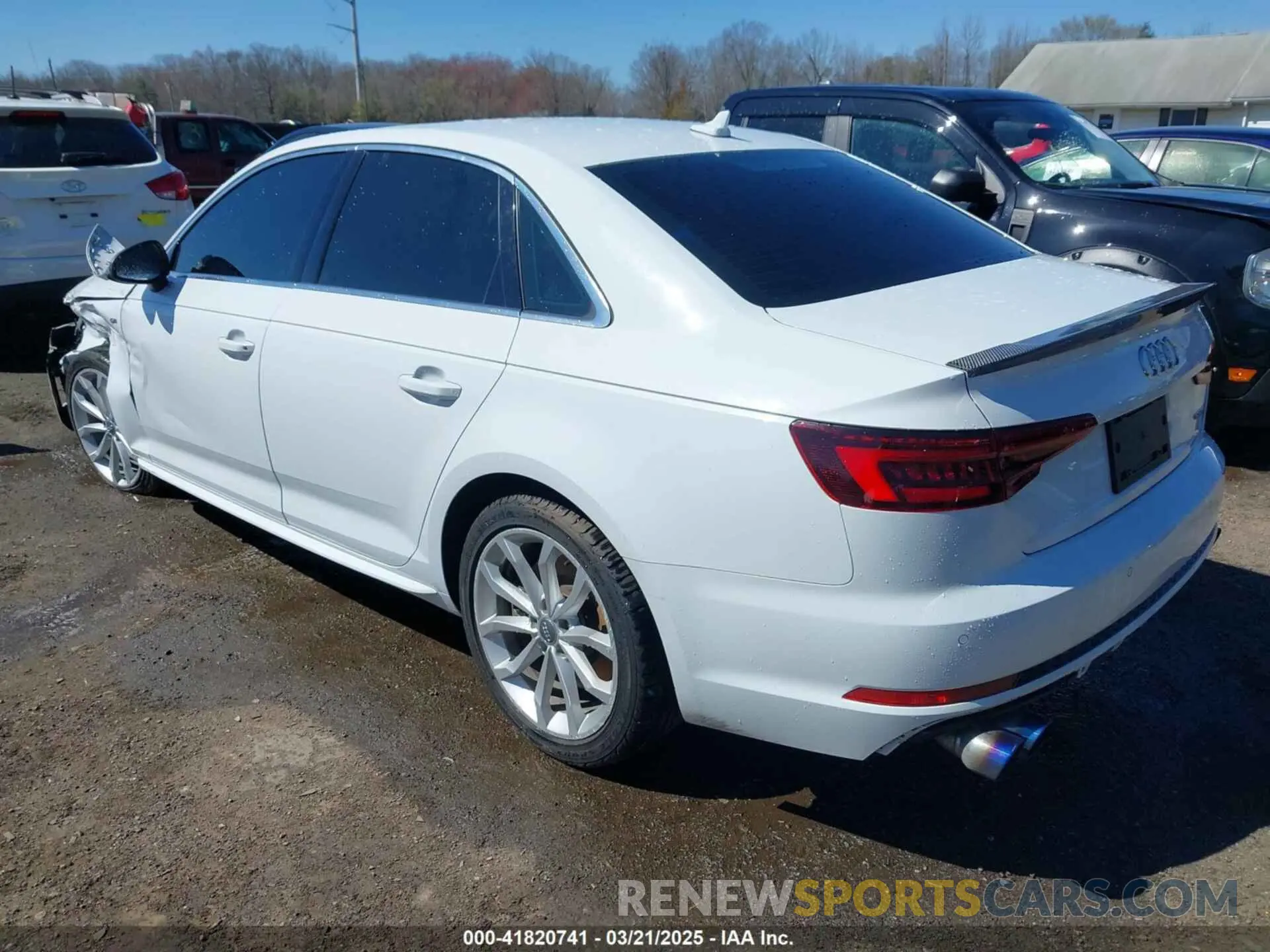 3 Фотография поврежденного автомобиля WAUENAF48KA020546 AUDI A4 2019