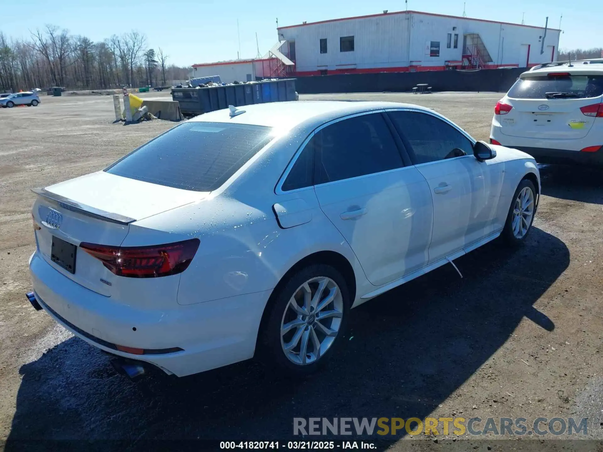4 Фотография поврежденного автомобиля WAUENAF48KA020546 AUDI A4 2019