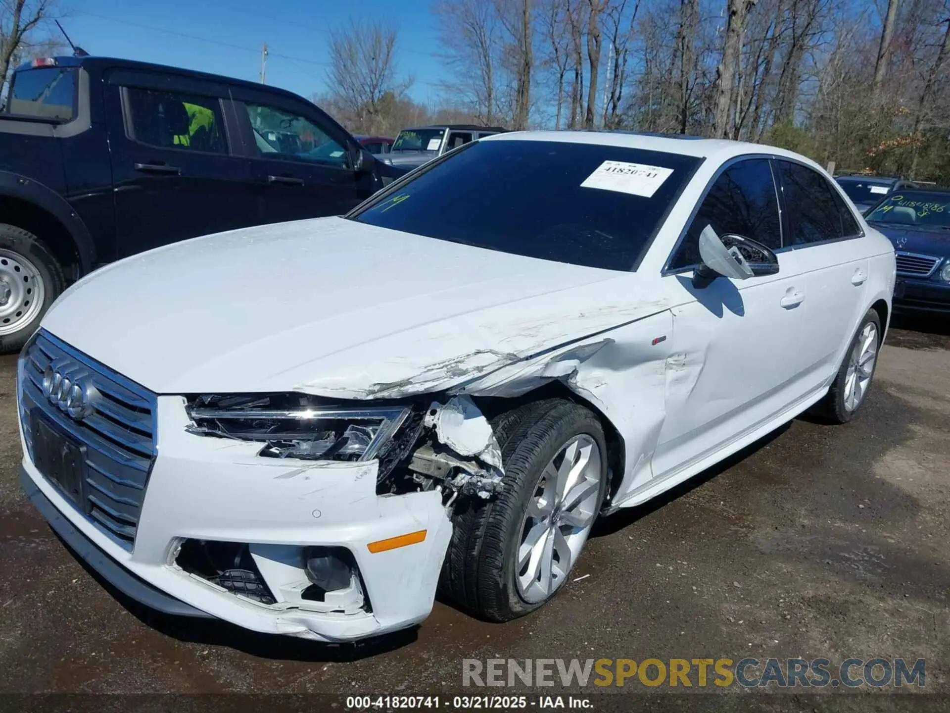 6 Фотография поврежденного автомобиля WAUENAF48KA020546 AUDI A4 2019