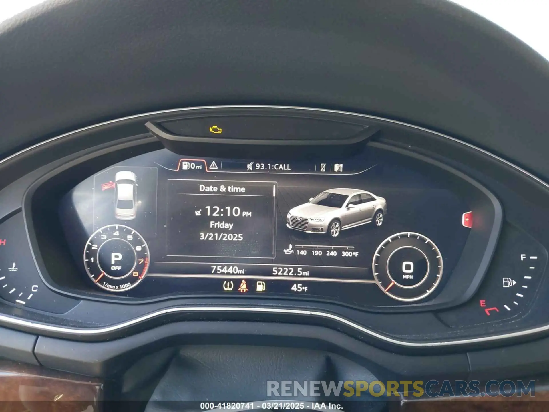 7 Фотография поврежденного автомобиля WAUENAF48KA020546 AUDI A4 2019