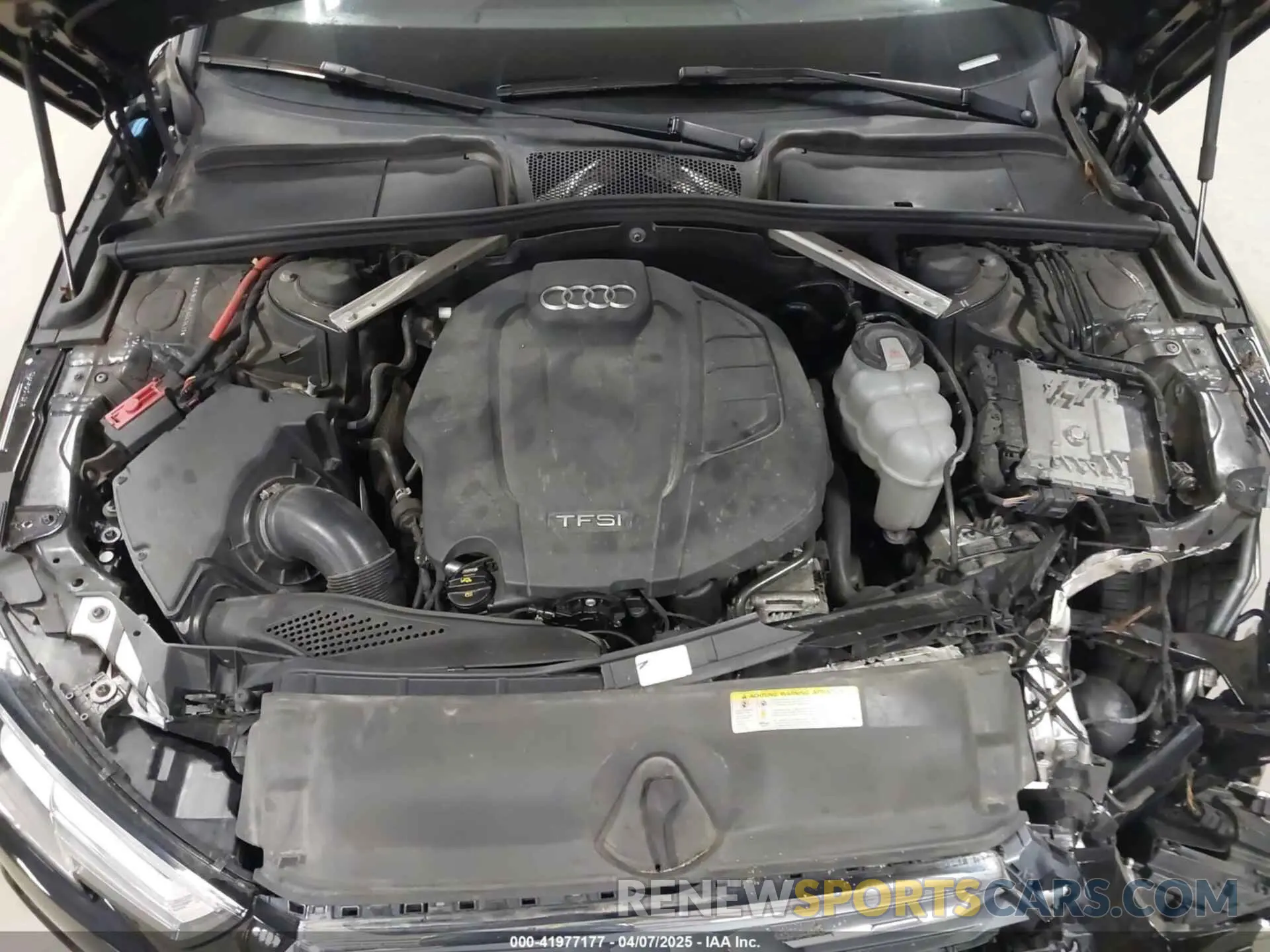 10 Photograph of a damaged car WAUENAF48KA041431 AUDI A4 2019