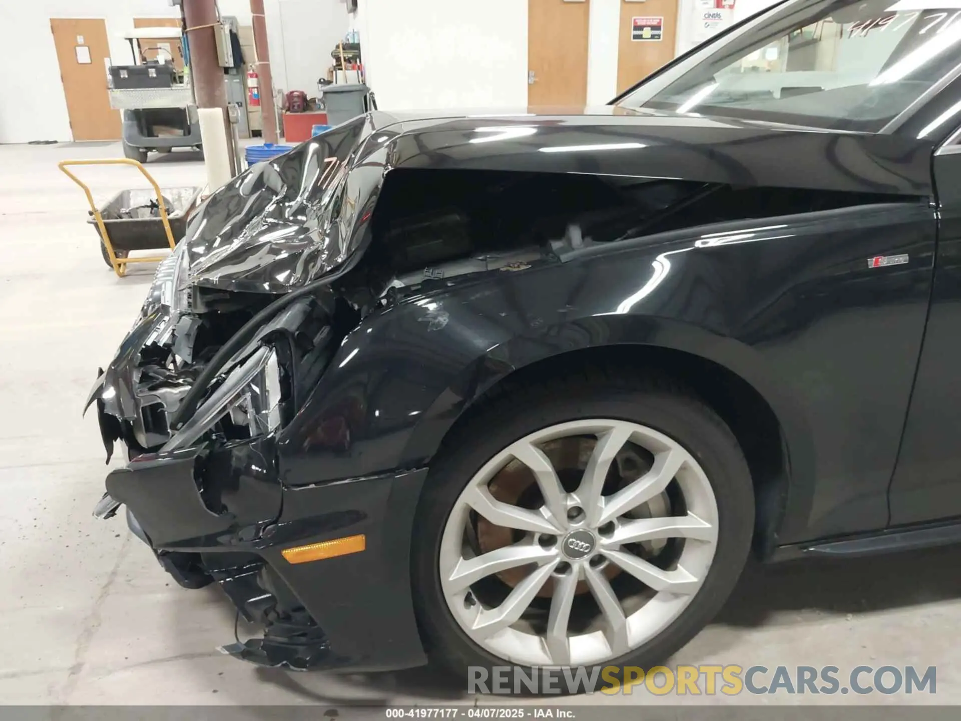 19 Photograph of a damaged car WAUENAF48KA041431 AUDI A4 2019