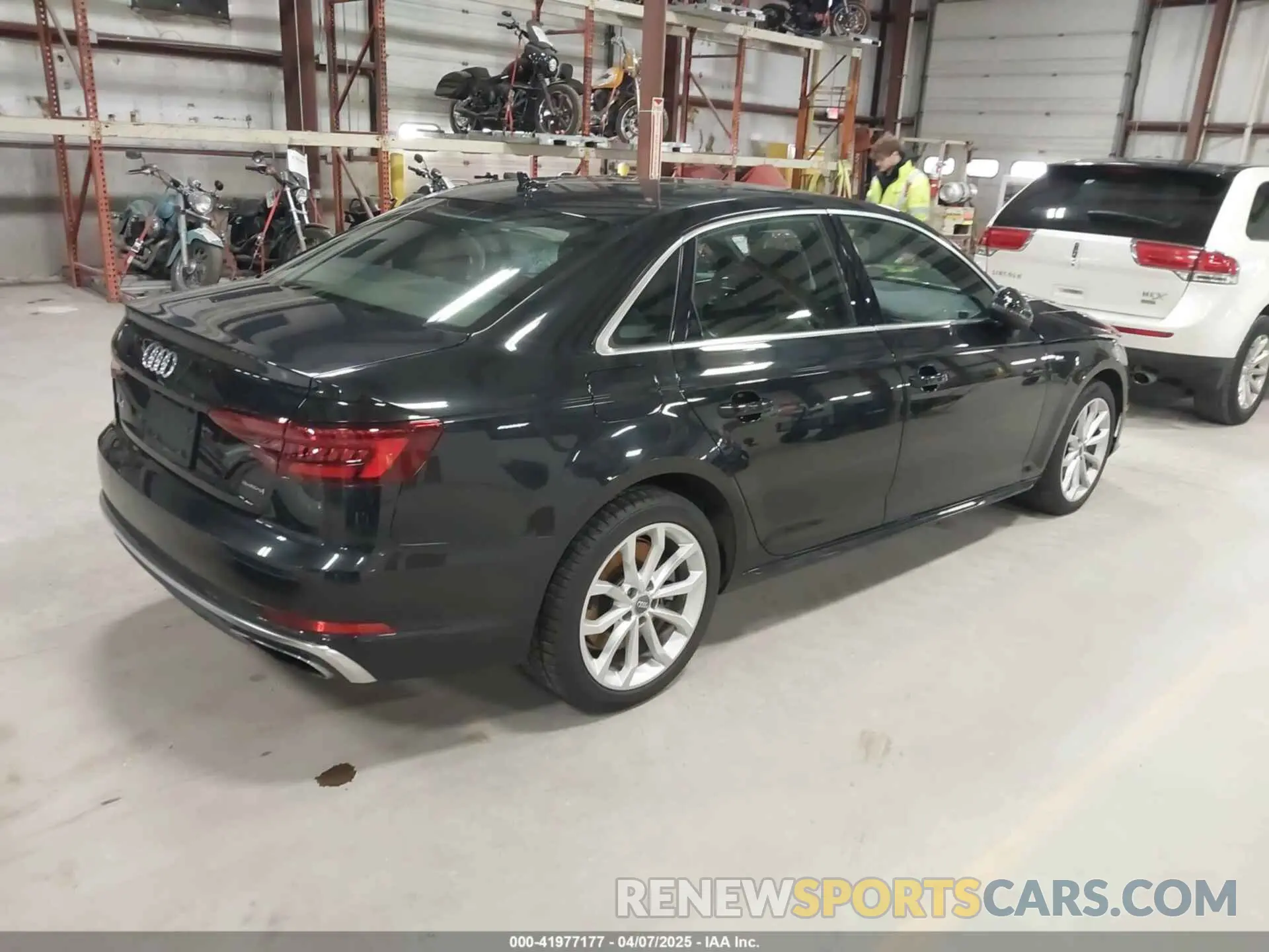 4 Photograph of a damaged car WAUENAF48KA041431 AUDI A4 2019