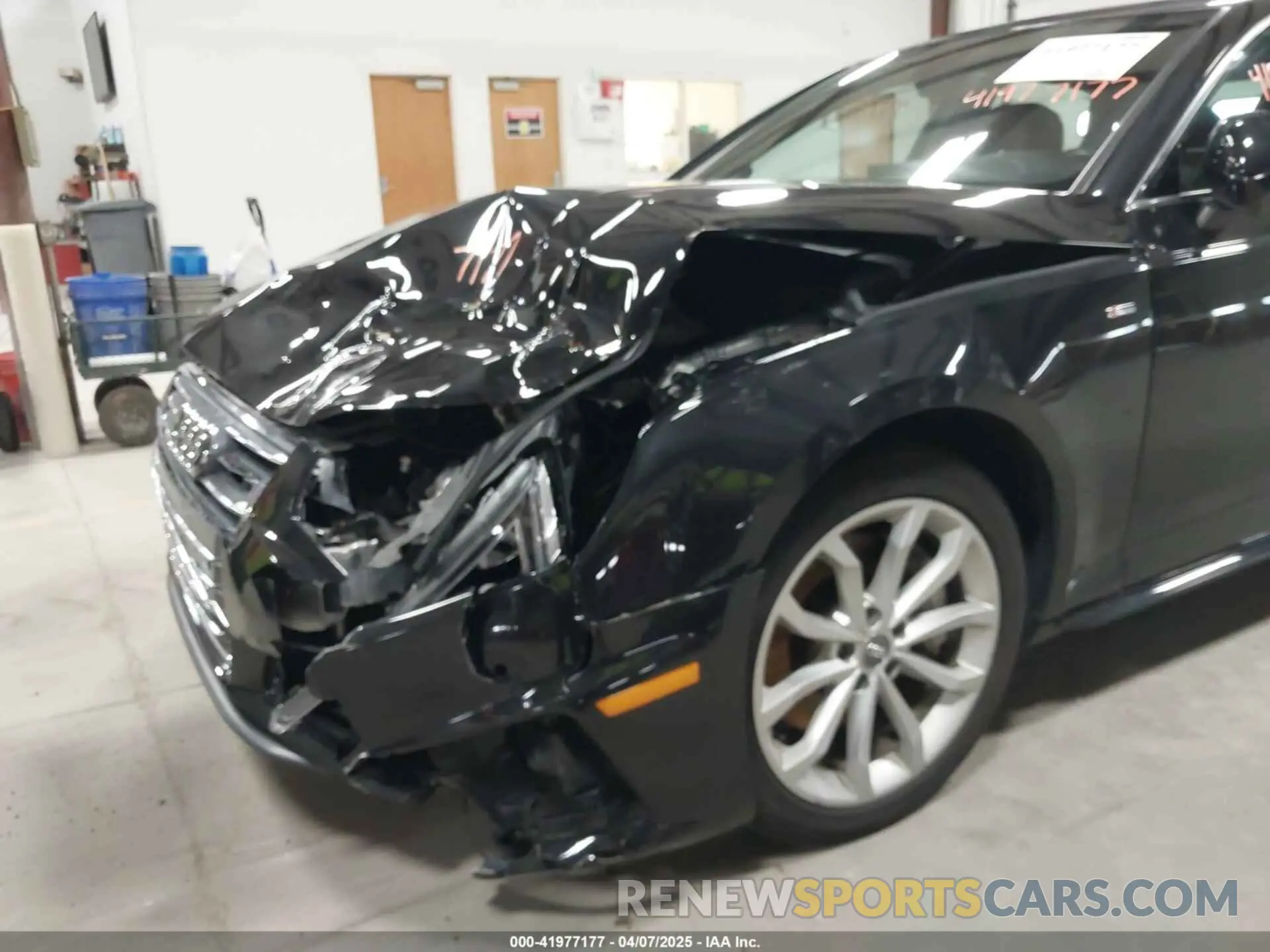 6 Photograph of a damaged car WAUENAF48KA041431 AUDI A4 2019