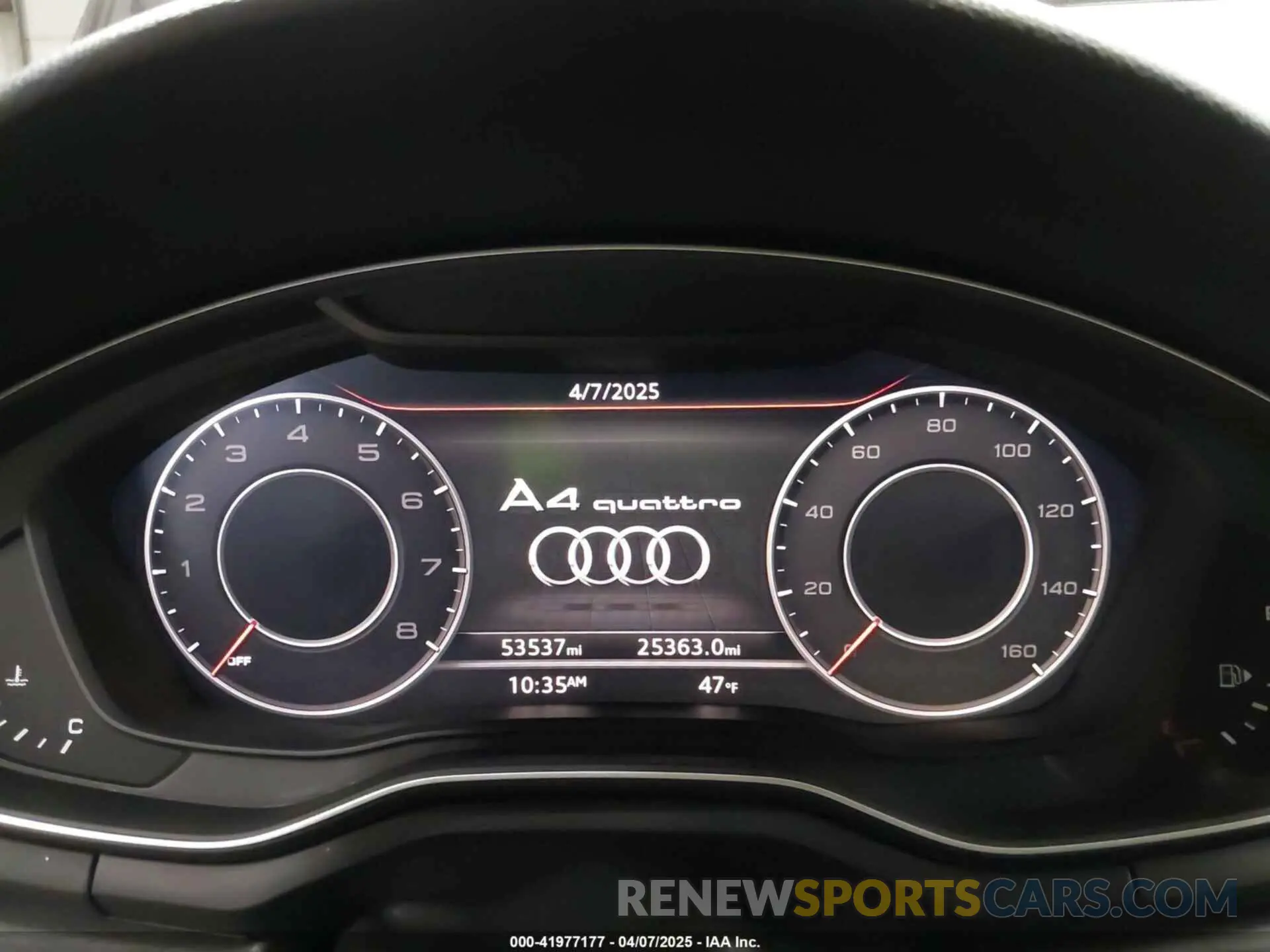 7 Photograph of a damaged car WAUENAF48KA041431 AUDI A4 2019