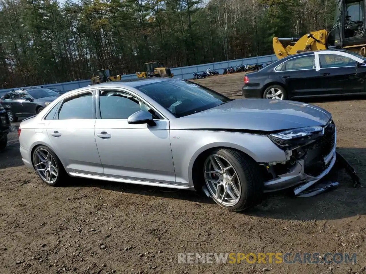 4 Photograph of a damaged car WAUENAF49KA026548 AUDI A4 2019