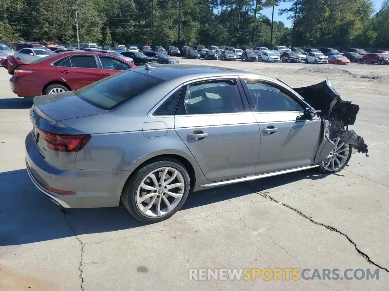 3 Photograph of a damaged car WAUENAF49KN006437 AUDI A4 2019