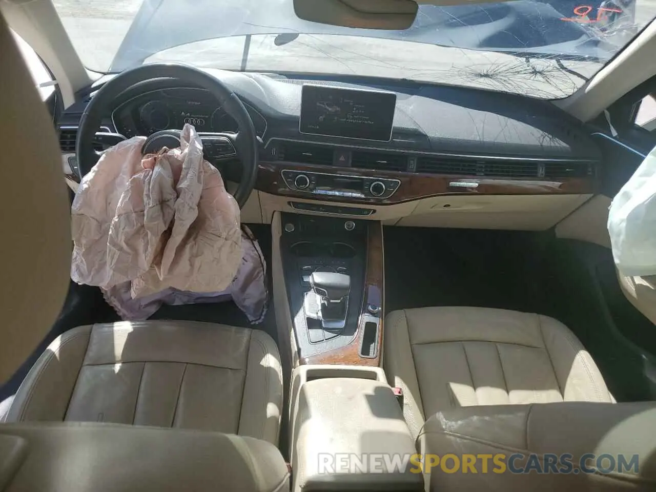 8 Photograph of a damaged car WAUENAF49KN006437 AUDI A4 2019
