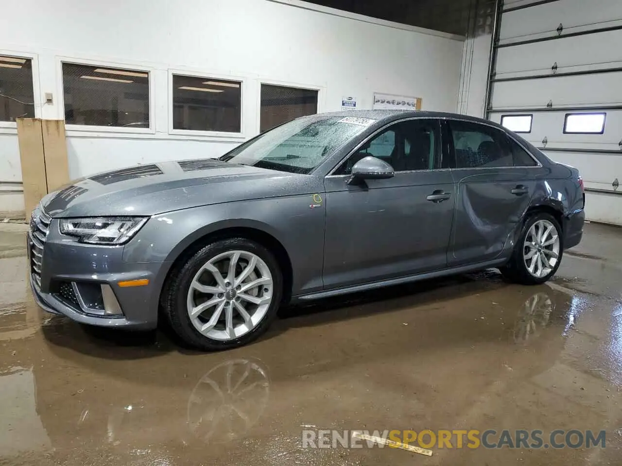 1 Photograph of a damaged car WAUENAF49KN009905 AUDI A4 2019