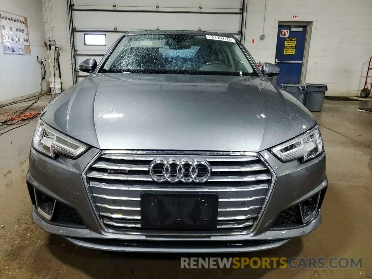 5 Photograph of a damaged car WAUENAF49KN009905 AUDI A4 2019