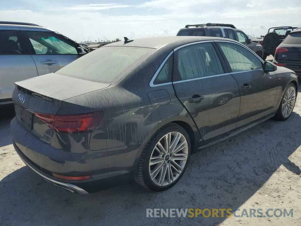 3 Photograph of a damaged car WAUENAF49KN013596 AUDI A4 2019
