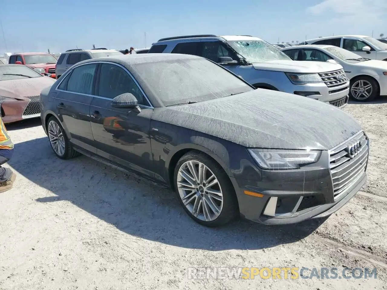 4 Photograph of a damaged car WAUENAF49KN013596 AUDI A4 2019